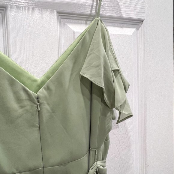 NWT Bill Levkoff Bridsmaid Dress Style 1550 in Pistachio Size 16 - Picture 5 of 15